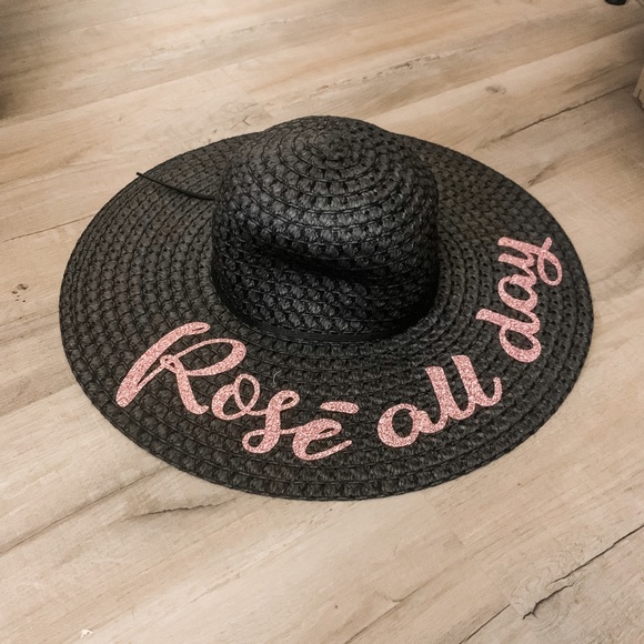 ☀️ Rosé All Day Floppy Beach Sun Hat ☀️ - Picture 6 of 11